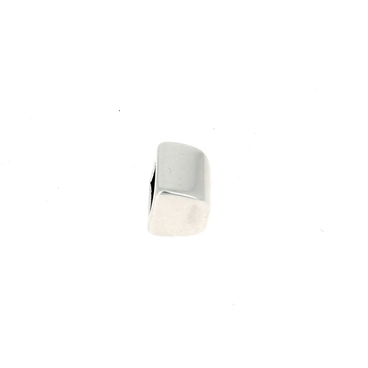 Embout bloquant pour fermoir bijou - Lacet de 5mm - ARGENT VIEILLI