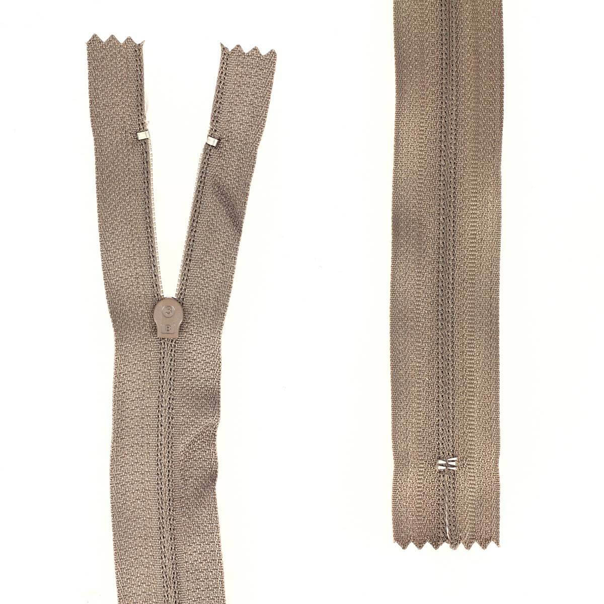 Fermeture à glissière NYLON - 4mm - TAUPE - Image 3