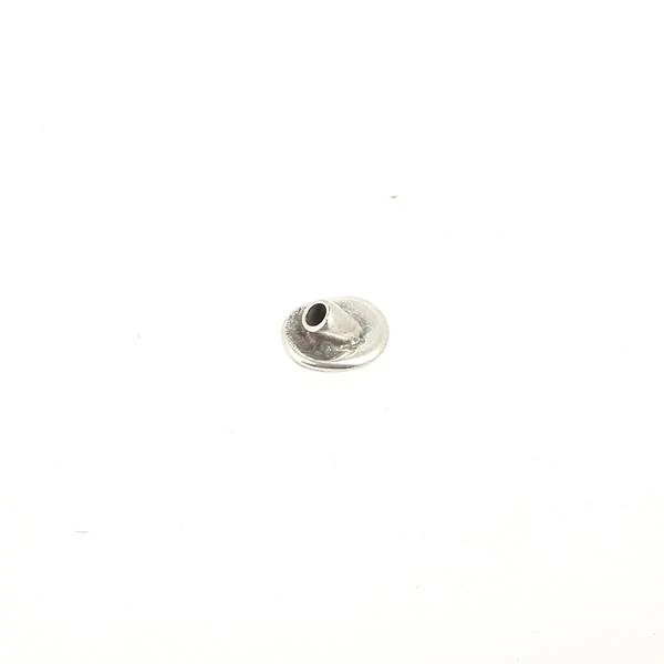 Fermoir bijou - 1 pièce - Lacet rond 2mm - ARGENT VIEILLI - Image 3