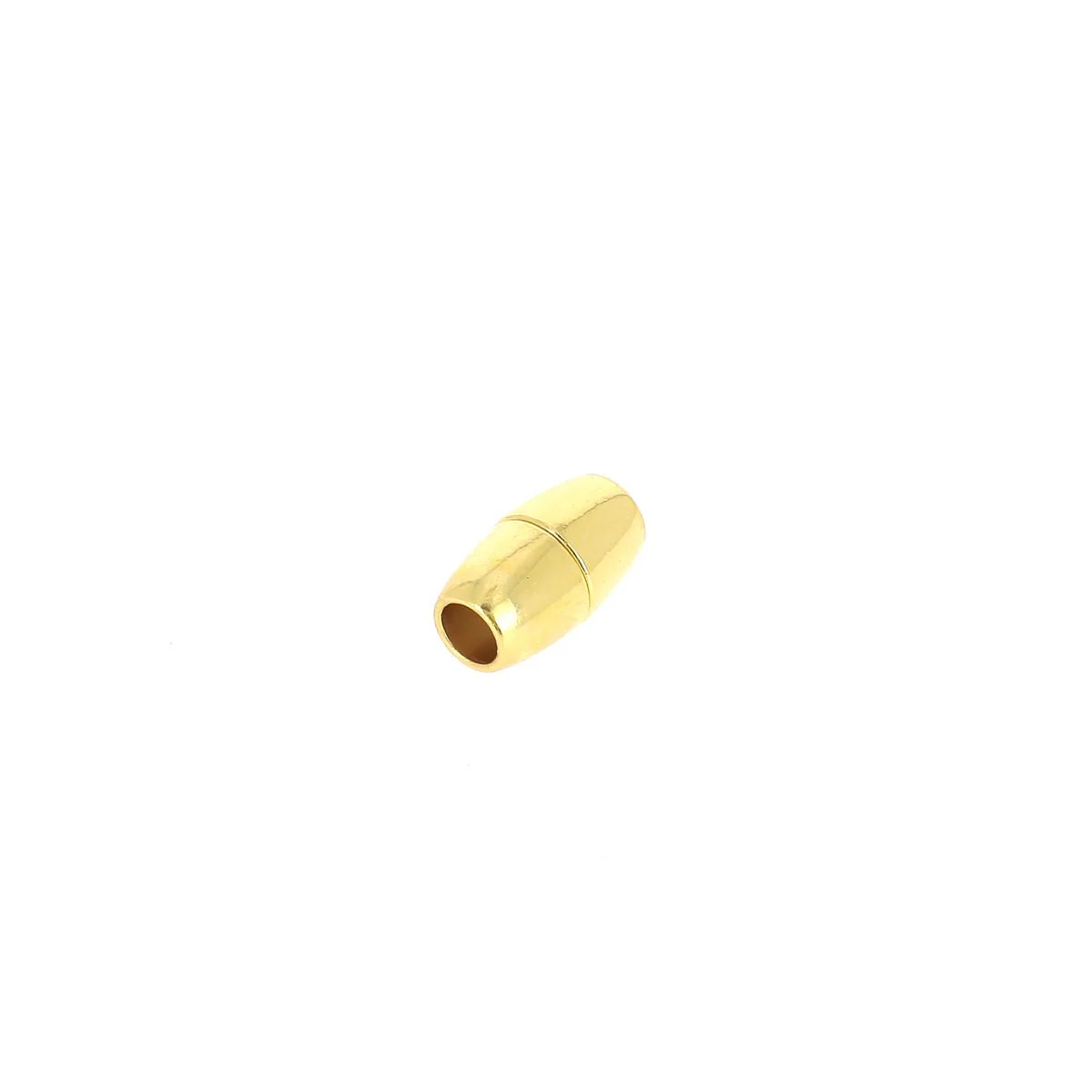 Fermoir bijou aimanté - CYLINDRE - Lacet rond 4mm - DORÉ LUXE - Image 3
