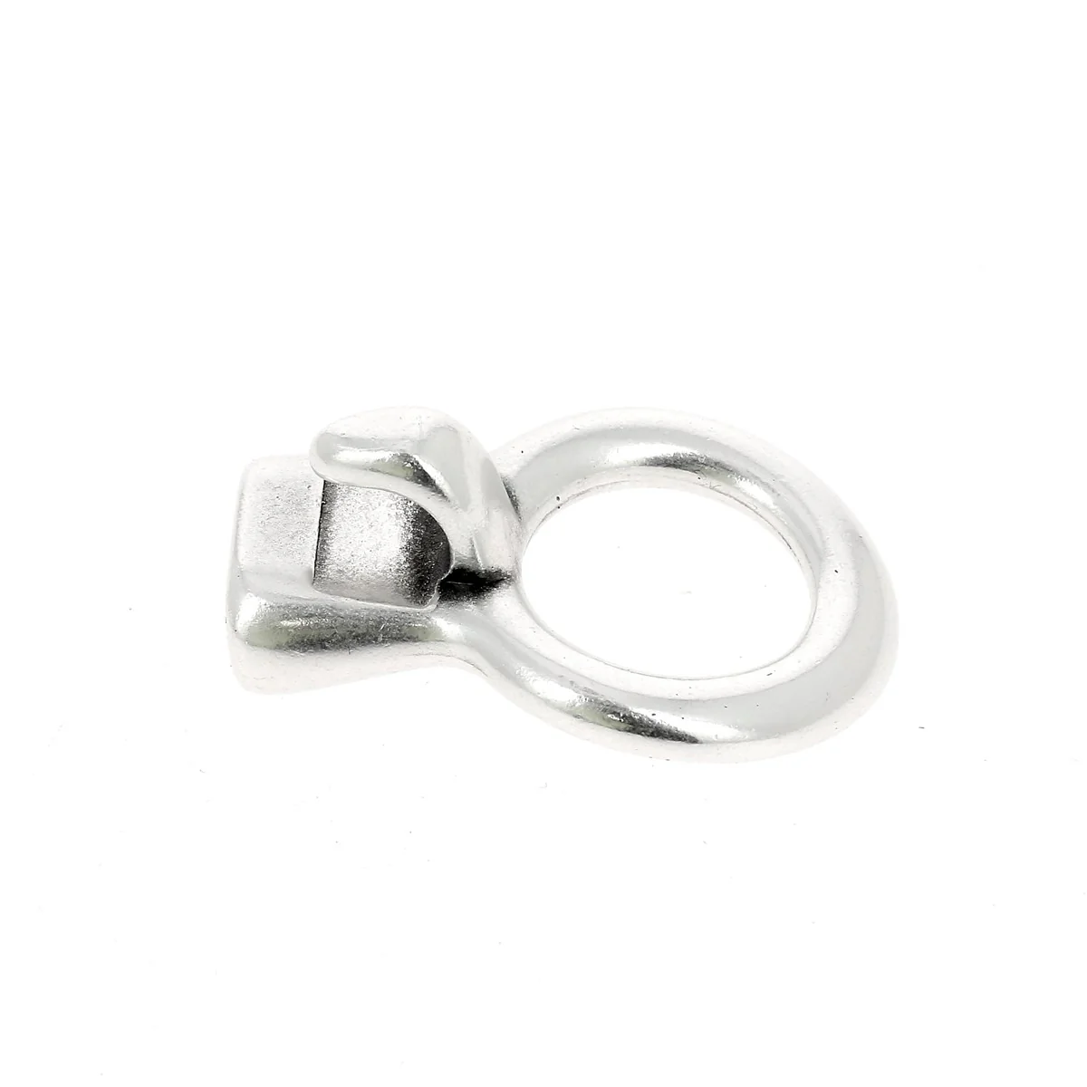 Fermoir bijou - Crochet - Lacet rond de 4mm - Argent vieilli - Image 2