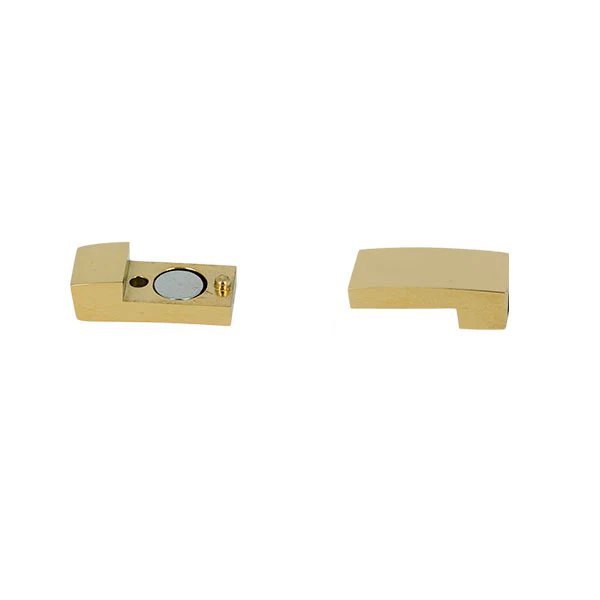 Fermoir bijou en Inox - Rectangle aimanté - Lacet plat 5mm - Image 3