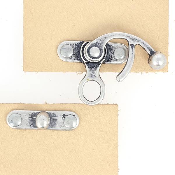 Fermoir pivotant pour sac - 36x42mm - Image 6