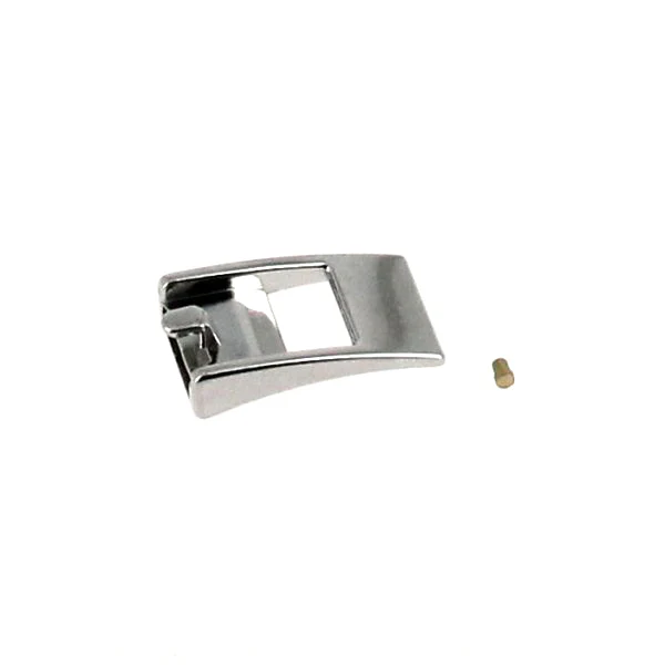 Fermoir pour bracelet - Nickelé - Lanière 10 mm