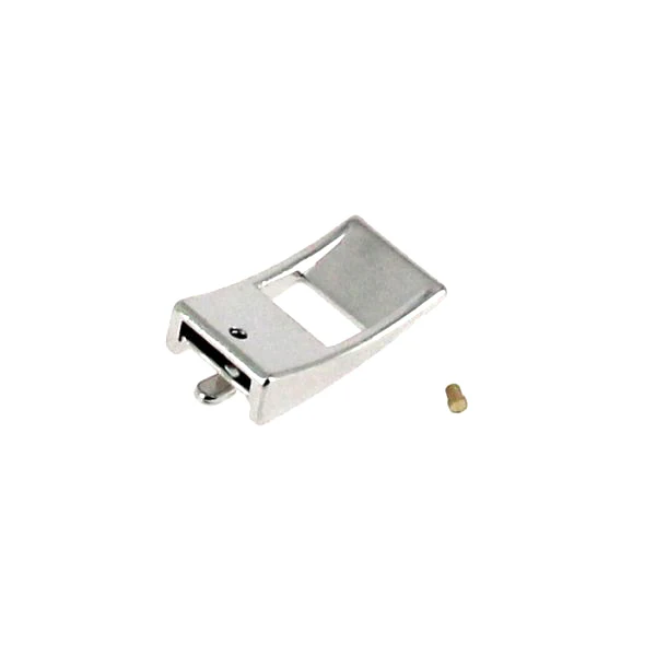 Fermoir pour bracelet - Nickelé - Lanière 10 mm - Image 3