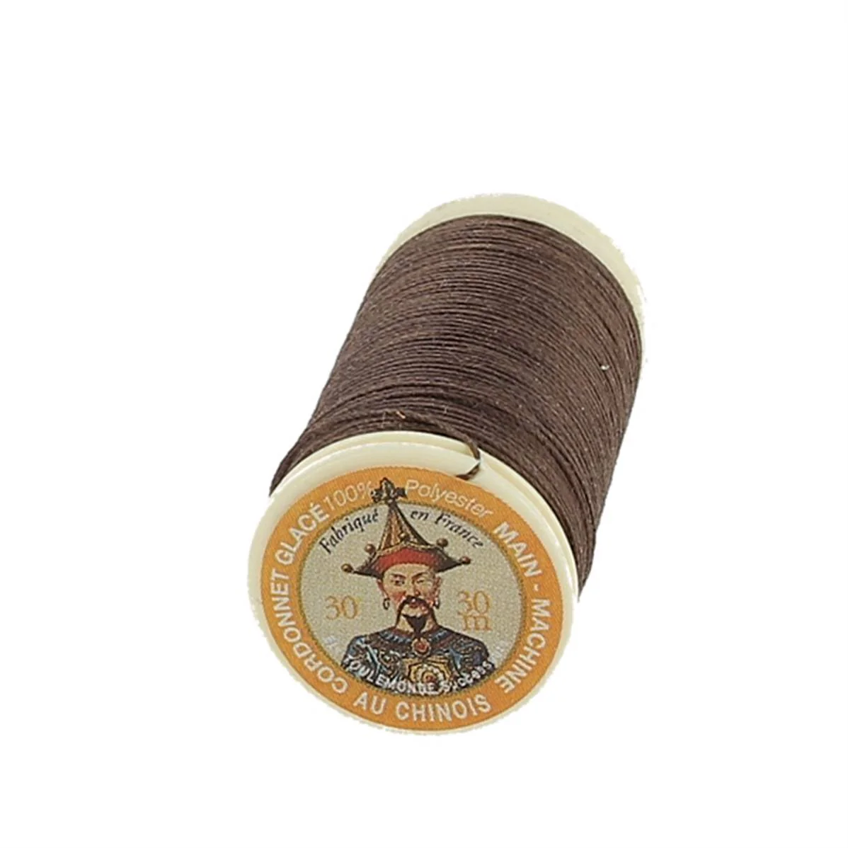 Bobine de 30m de fil cordonnet 100% polyester "AU CHINOIS" - 0,63mm - Image 16