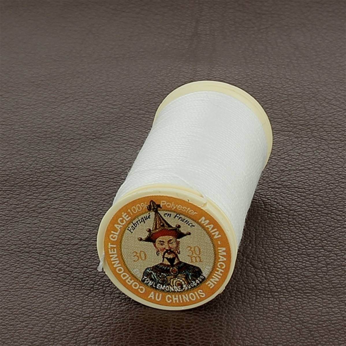 Bobine de 30m de fil cordonnet 100% polyester "AU CHINOIS" - 0,63mm - Image 2