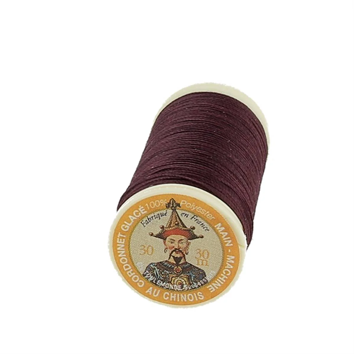 Bobine de 30m de fil cordonnet 100% polyester "AU CHINOIS" - 0,63mm - Image 6