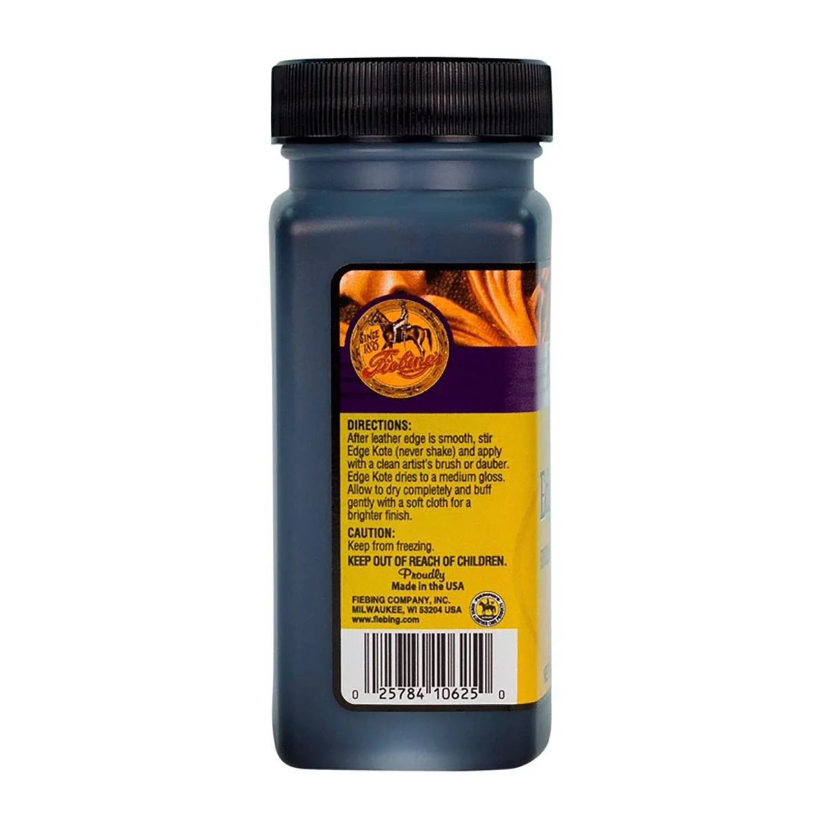 Finition de tranche pour cuir - Fiebing's Edge Kote - 118ml - ORANGE / ORANGE - Image 3