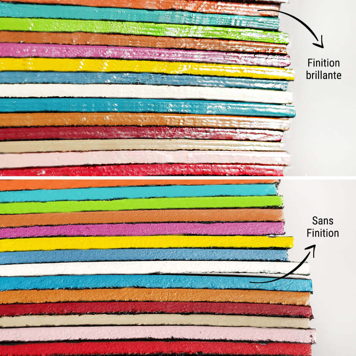 Finition BRILLANTE pour teinture de tranche - Deco Cuir - Image 2