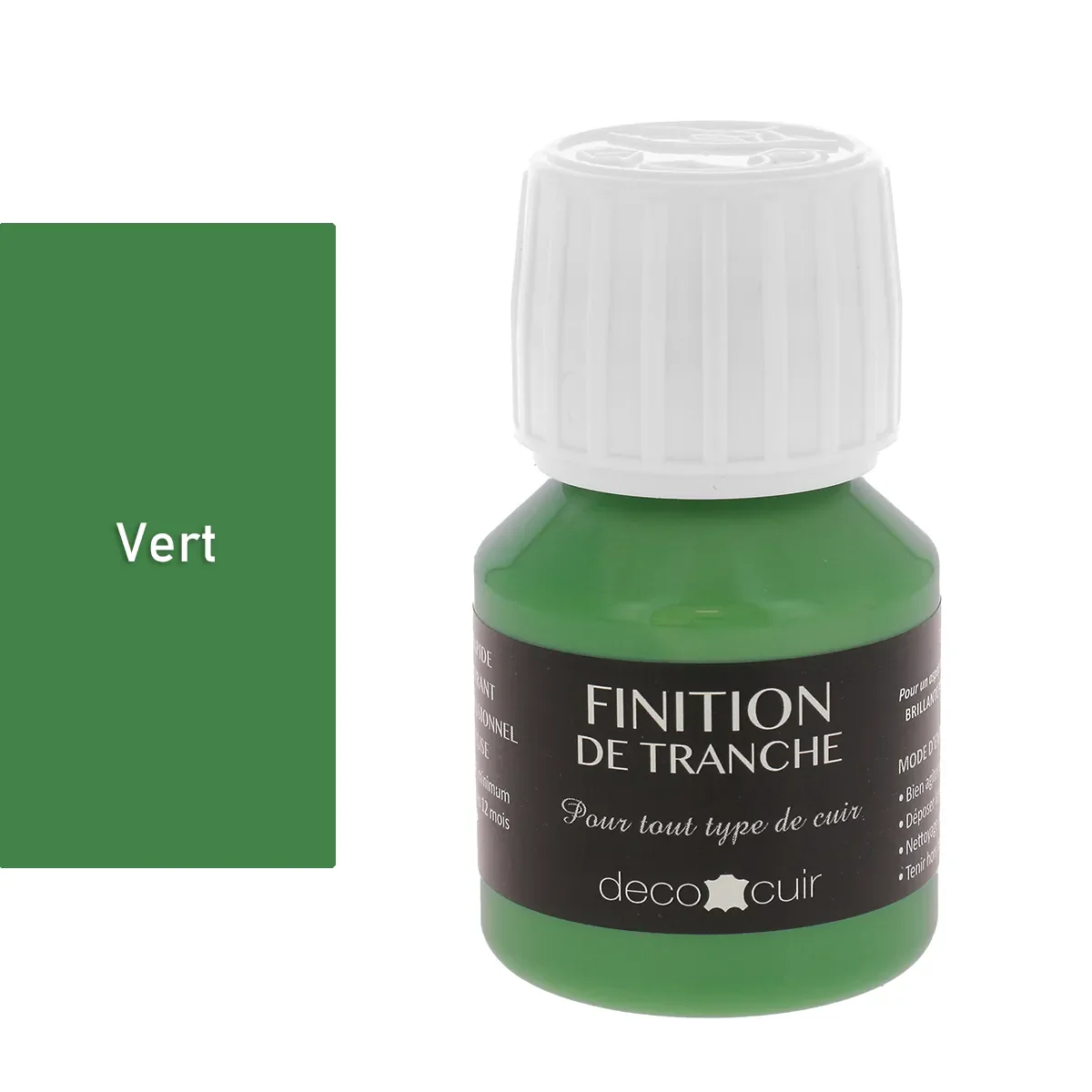 Finition de tranche MATE - Deco Cuir - VERT