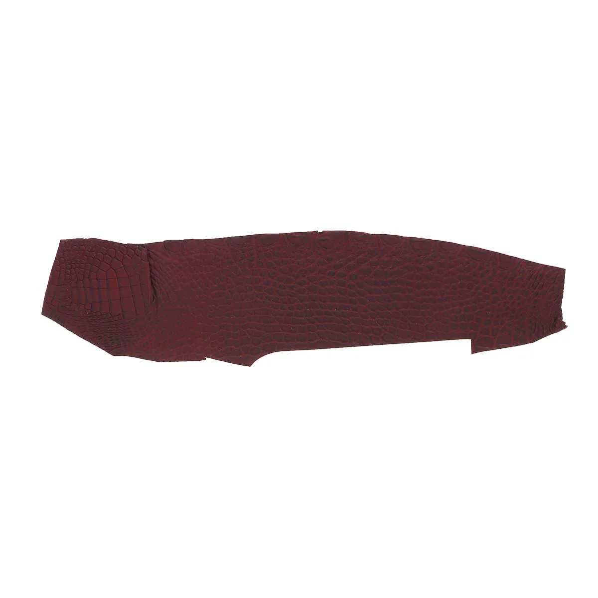 Découpe de flanc d'Alligator mat - BORDEAUX