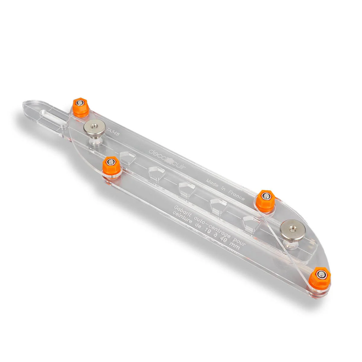 Gabarit auto-centrage pour trous de ceinture - Deco Cuir - Image 4