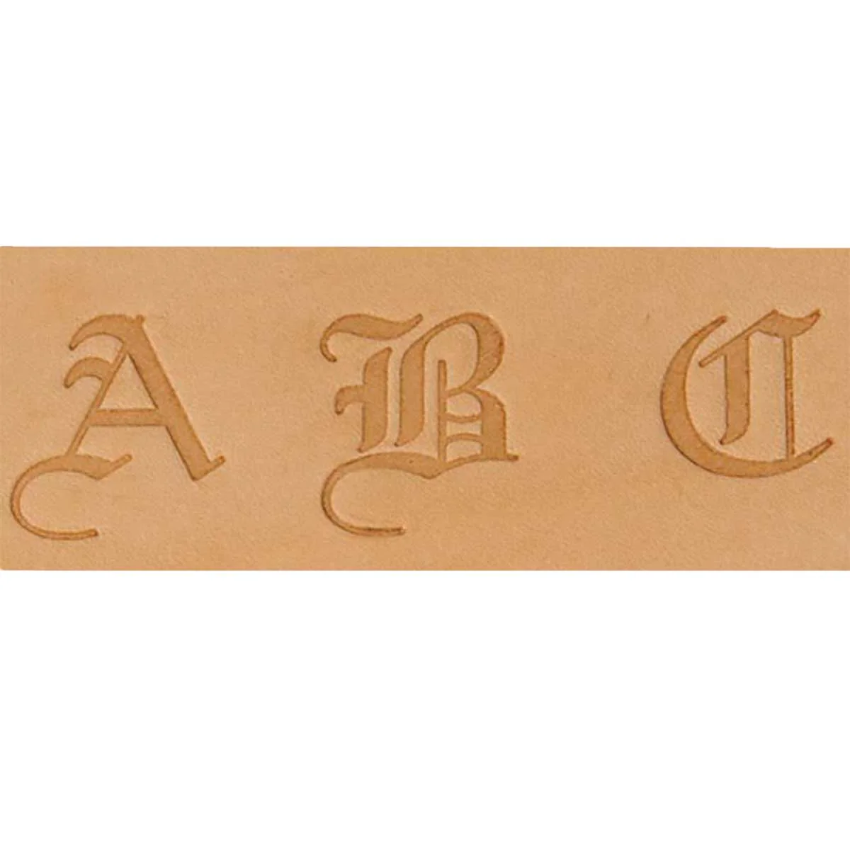 Jeu des 26 lettres de l'alphabet à frapper - Vieil anglais - 1,91 cm - 8142-00 - Image 3