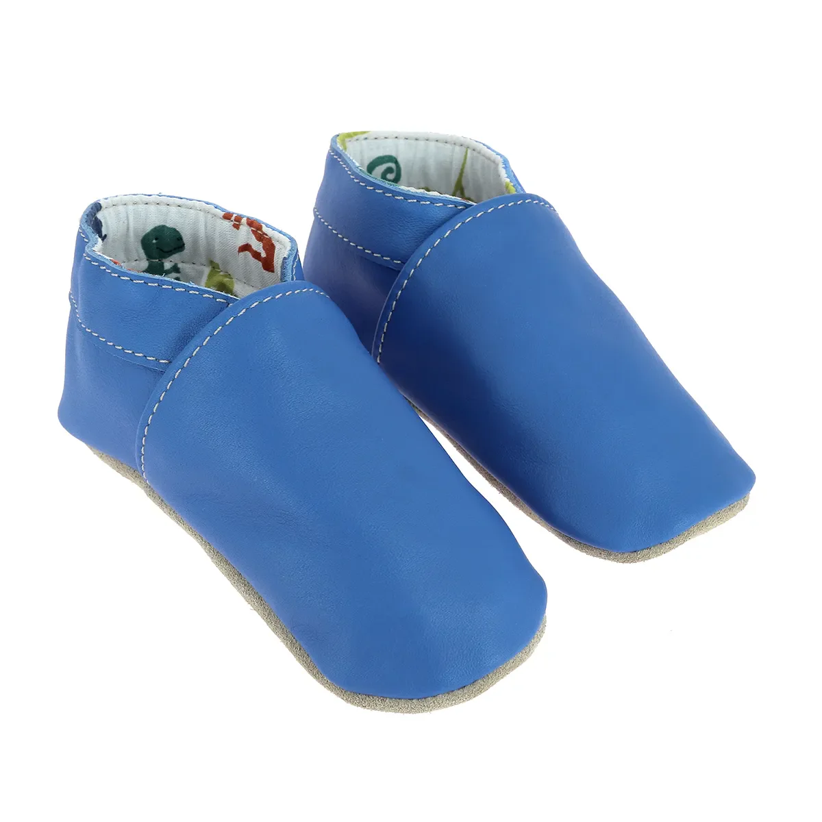 Kit DIY Chaussons en cuir pour bébé - Suave BLEU K20 - Image 3