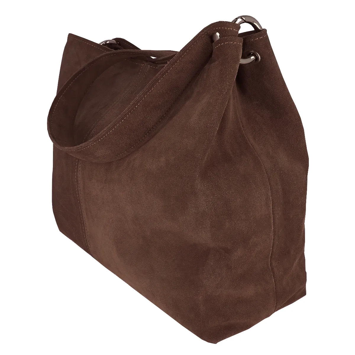 Kit DIY - Sac en croûte de cuir Séverine à coudre à la machine - MARRON CHOCOLAT - Image 3