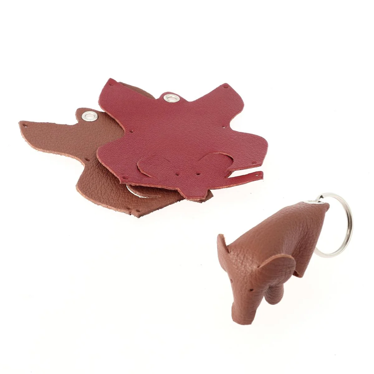 Kit ÉLÉPHANT porte-clés en cuir à monter soi-même