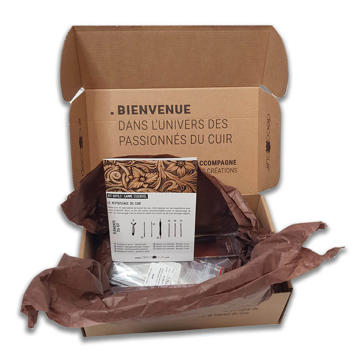 Kit outils pour le repoussage du cuir - Deco Cuir - Image 6