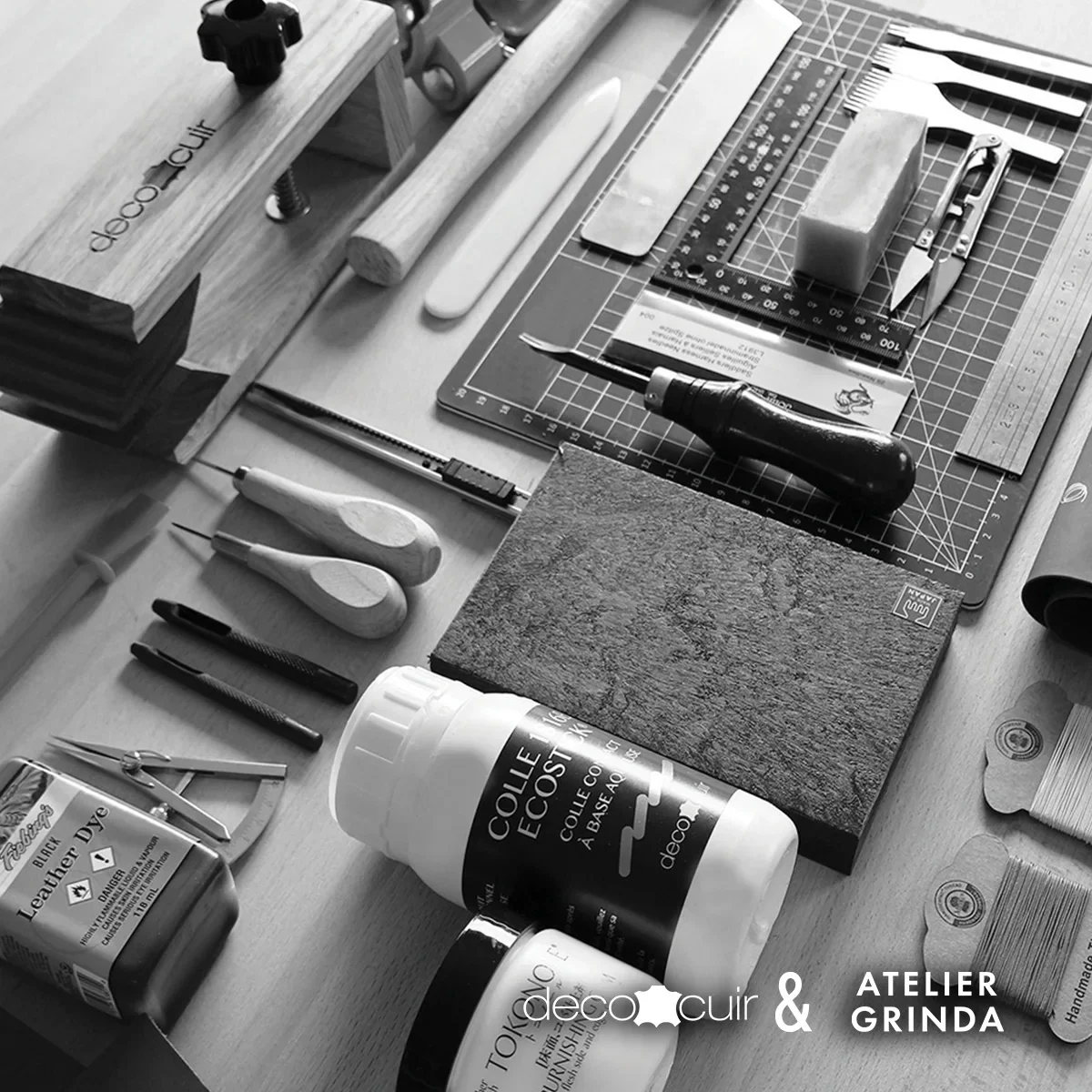 Kit outils et formation en ligne pour débuter le travail du cuir