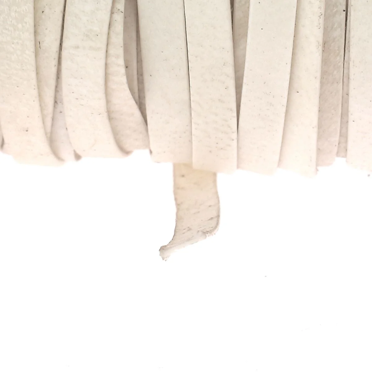 Lacet en cuir brut Plat - Rawhide - NATUREL - Image 5