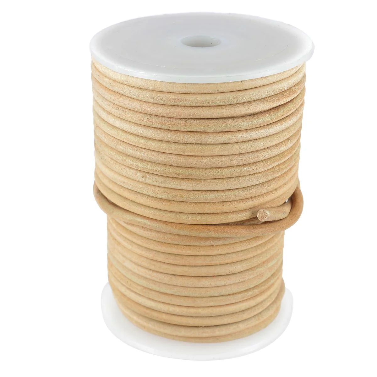 Lacet en cuir Rond - NATUREL - Image 13