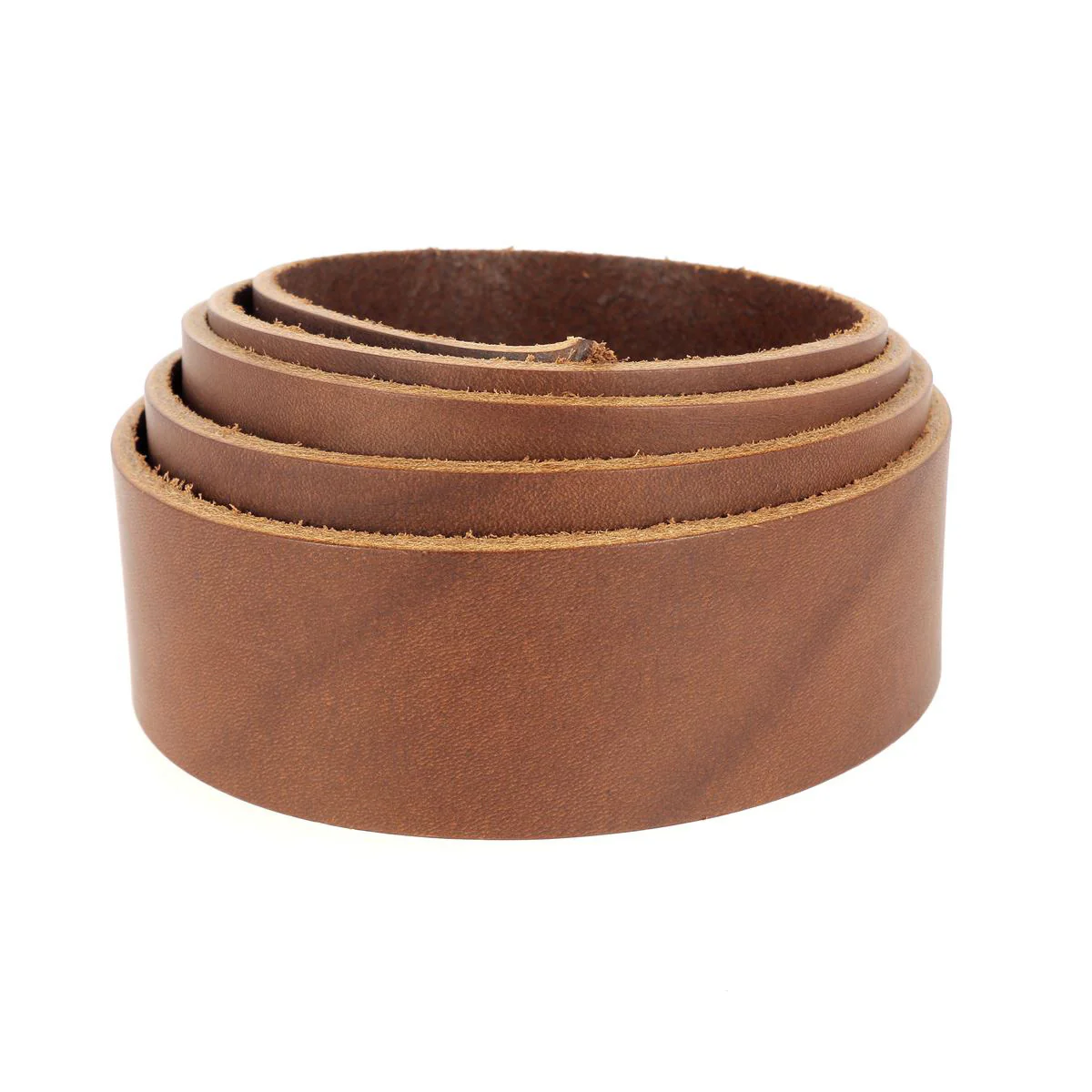 Lanière en cuir de collet NIAGARA - Radermecker - 40mm - HAVANE - Ép 3,3mm