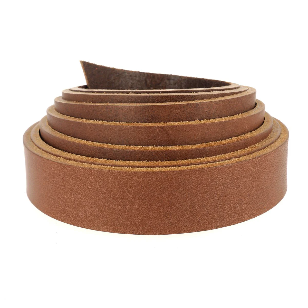 Lanière en cuir de dosset NIAGARA - Radermecker - 40mm - HAVANE - Ép 3,8mm