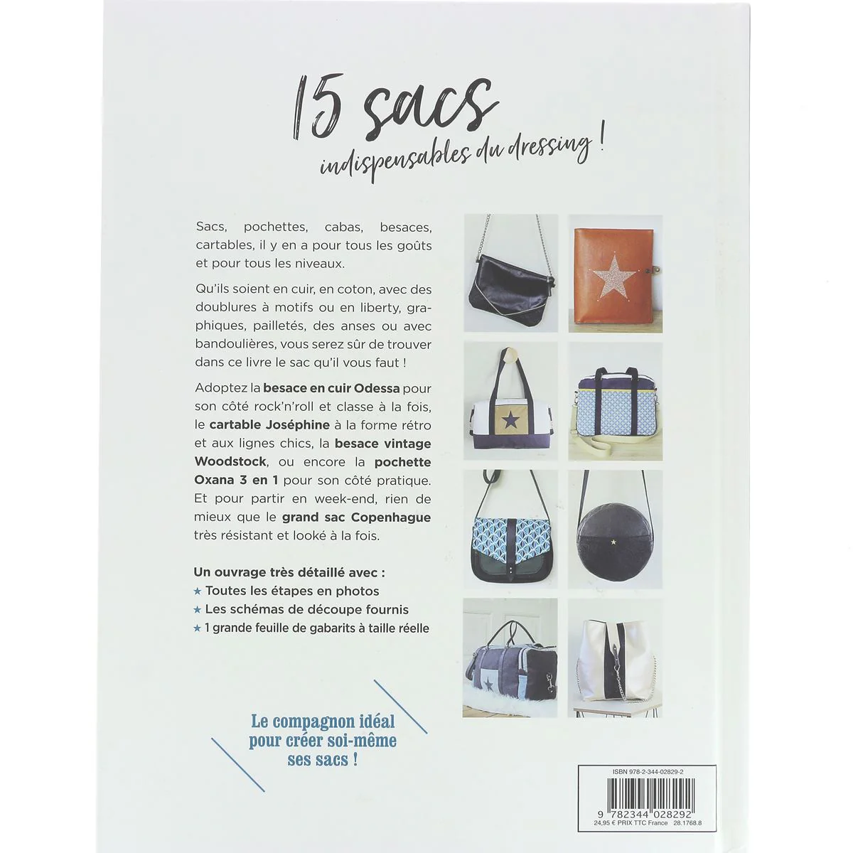 Livre "Sacs et pochettes à faire soi-même" - Jane Emilie RICHARD - Image 3