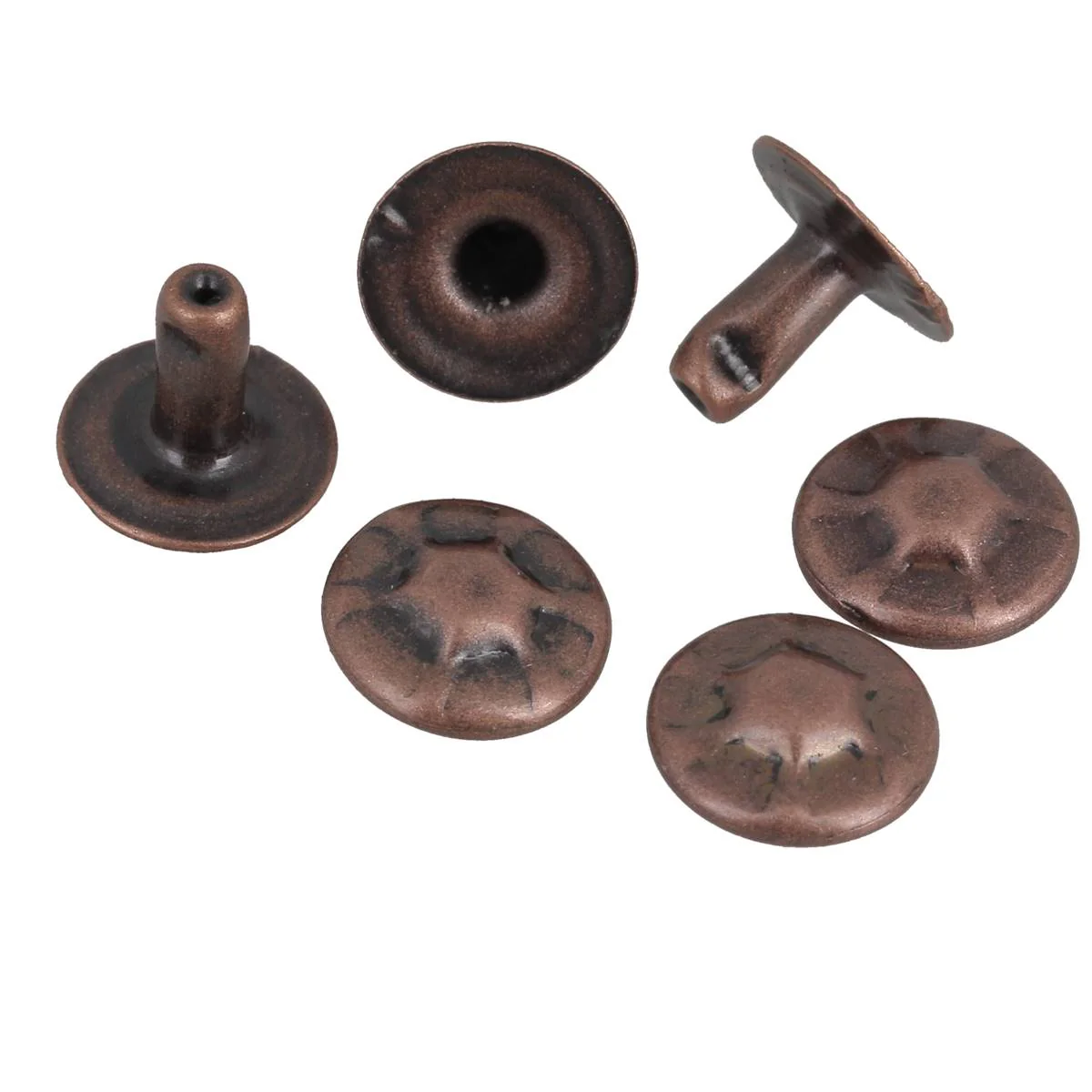 Lot de 100 rivets simple calotte ANTIQUES - 9mm (T4) - Image 4