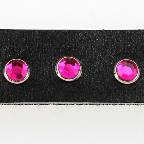 Lot de rivets strass - ROSE FUCHSIA - Image 2