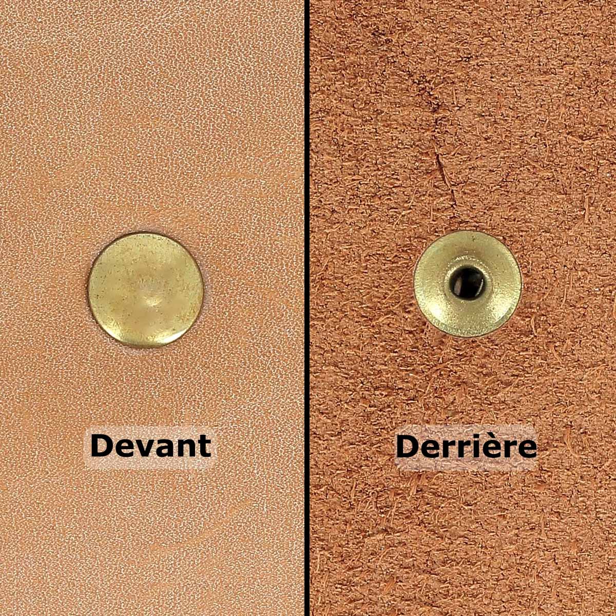 Lot de petits rivets en laiton (T2) - Image 2