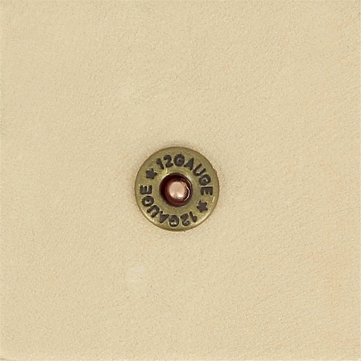 Lot de 30 rivets CARTOUCHE DE CHASSE - LAITON VIEILLI - 1388-01 - Image 2