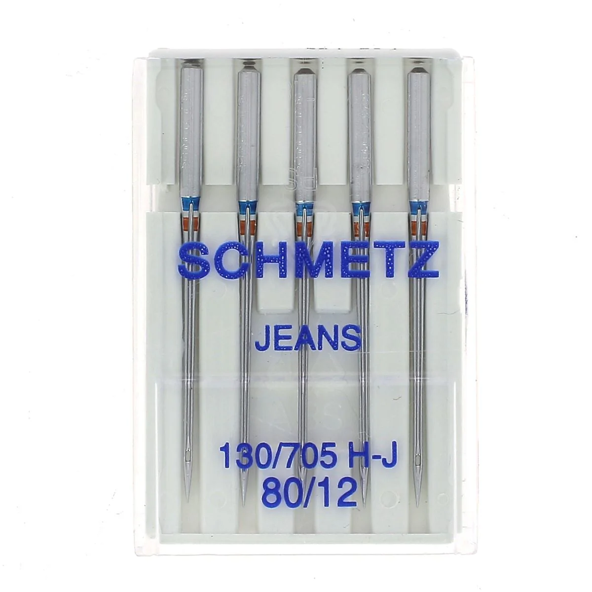 Lot de 5 aiguilles JEANS pour machine à coudre - Schmetz - Image 4