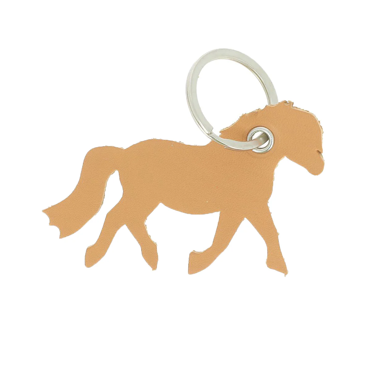 Lot de découpes PONEY pour porte-clés en cuir - MIEL, GRIS & NOIR - Image 3