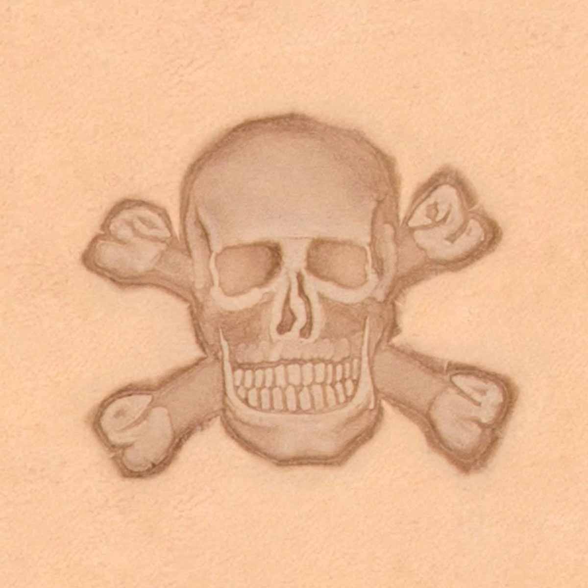 Matoir 3D - Tête de mort et os - 8547