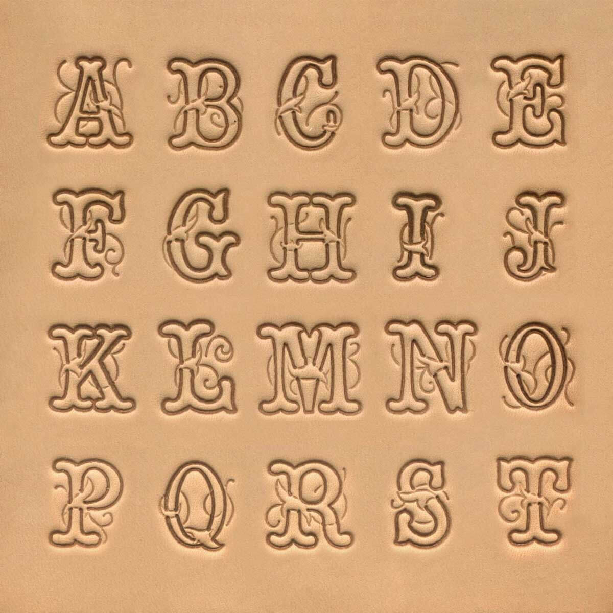 Jeu de 26 lettres de l'alphabet - Écriture script - 1,91 cm - 8139-00