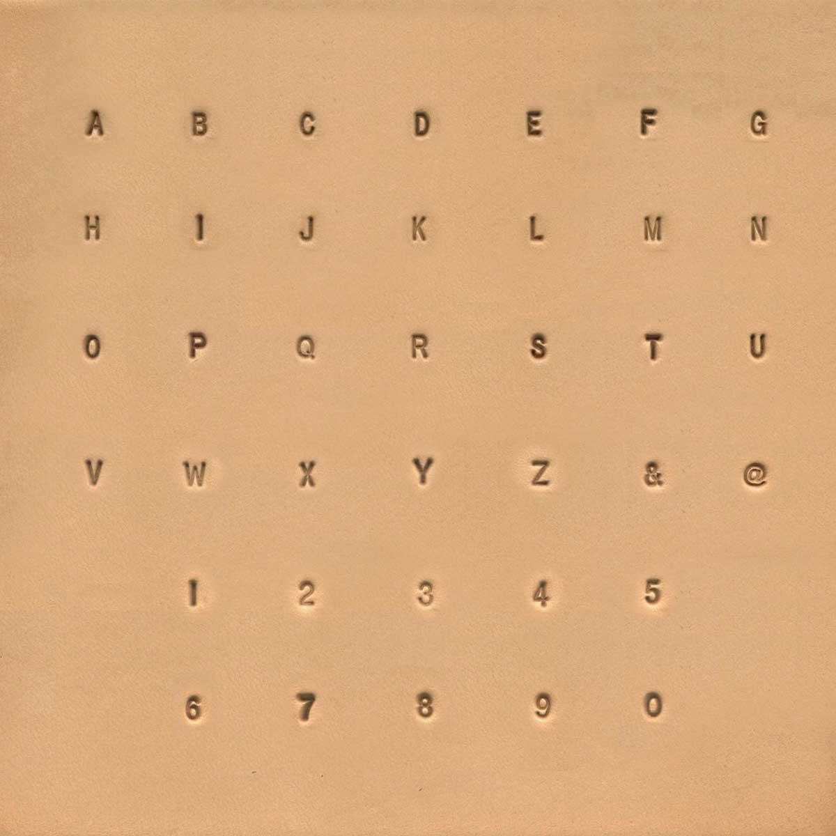 Jeu de chiffres et de lettres standards - 0,32 cm - 8137-10