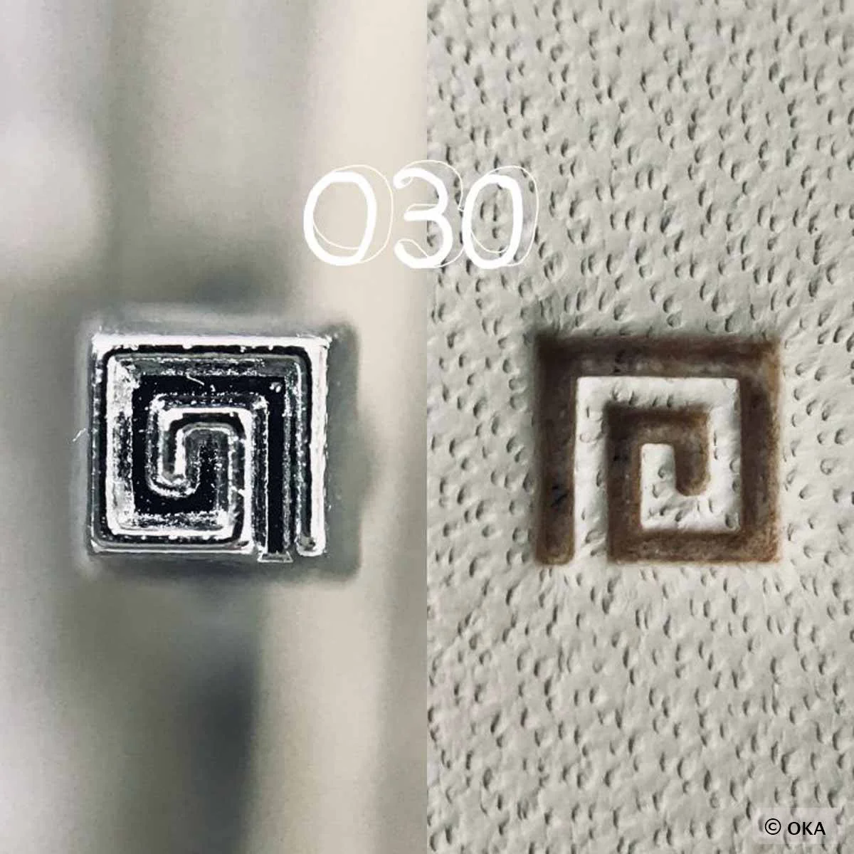 Matoir sur manche OKA - Labyrinthe - O30