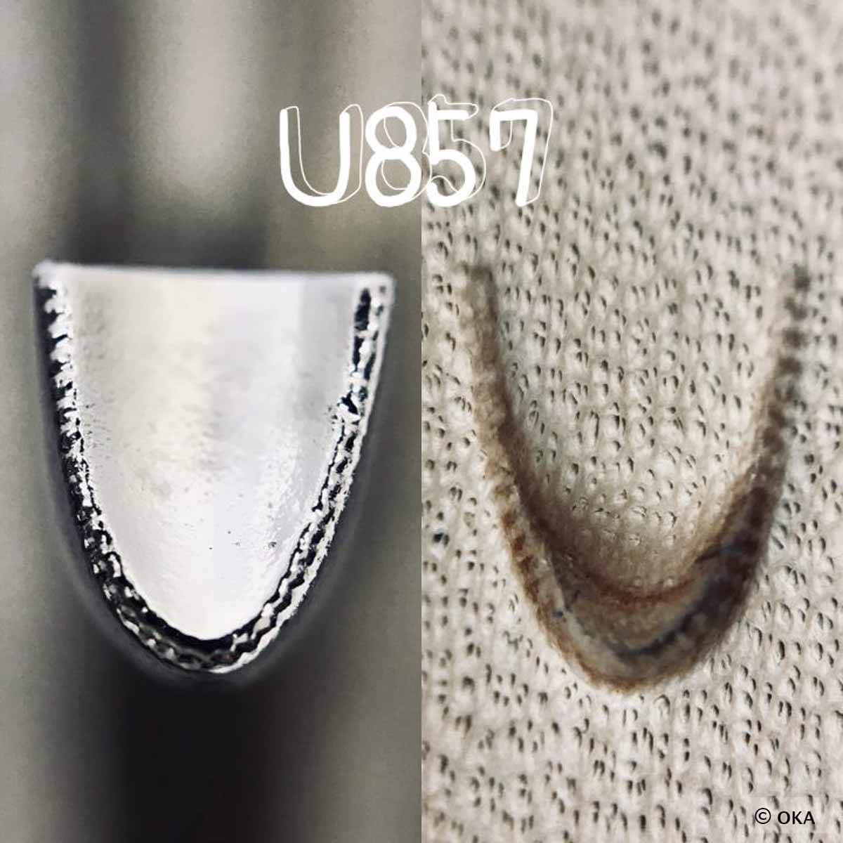 Matoir sur manche OKA - Mulefoot arrondi 6mm - U857
