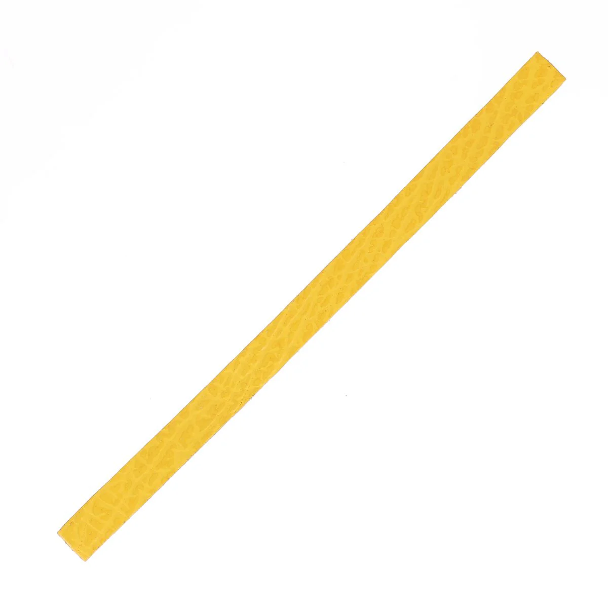 Morceau de cuir de requin autocollant JAUNE pour manchette