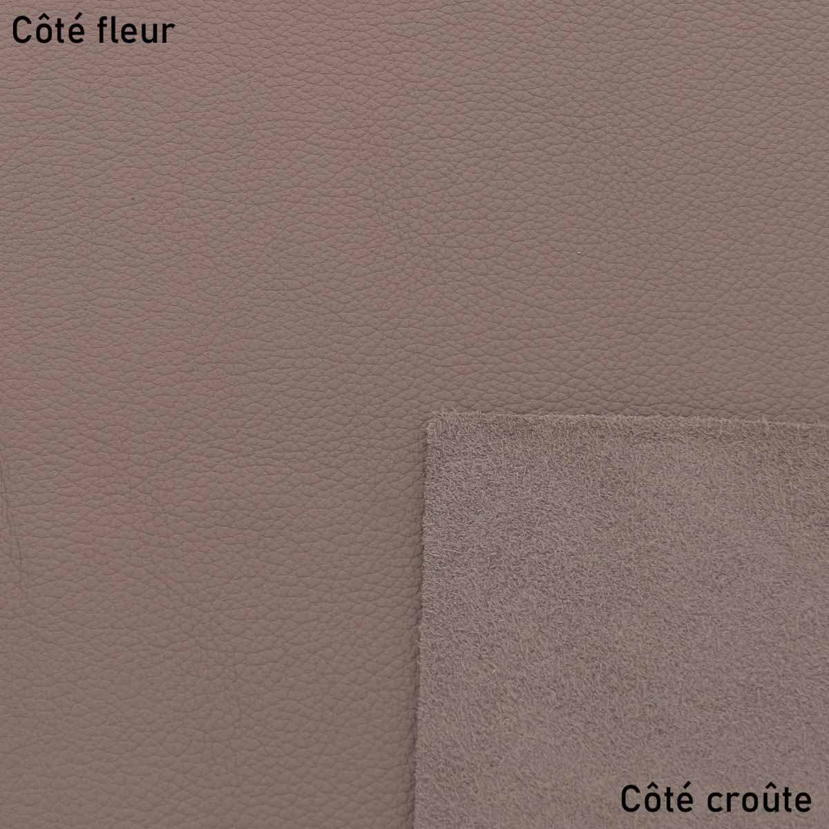 Morceau de cuir de veau SANDY - TAUPE F48 - Image 3
