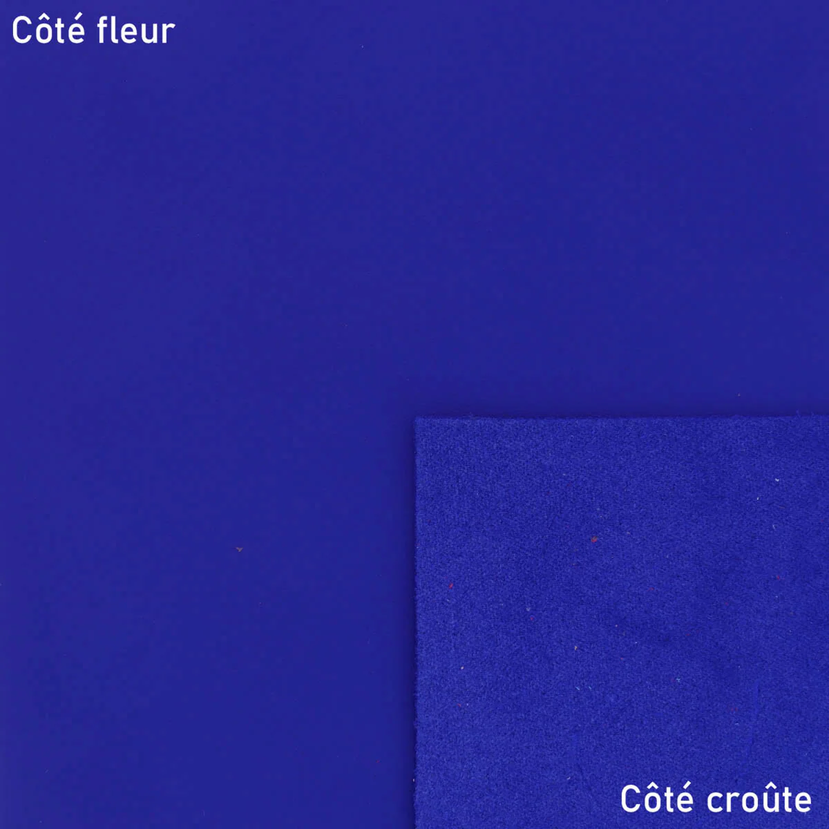 Morceau de cuir SATINLYS - BLEU - Image 3
