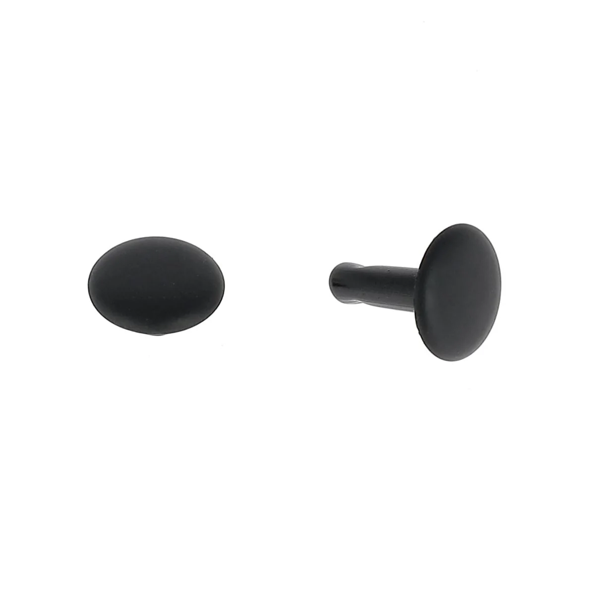 Lot de 100 moyens rivets DOUBLE CALOTTE en acier (T4) - Image 5