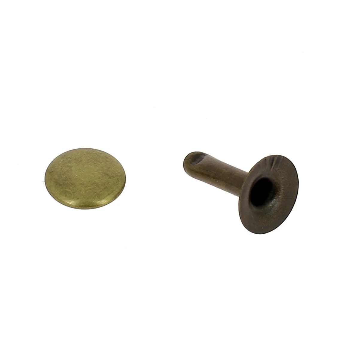 Lot de 100 moyens rivets en acier (T4 LONG) - Image 3