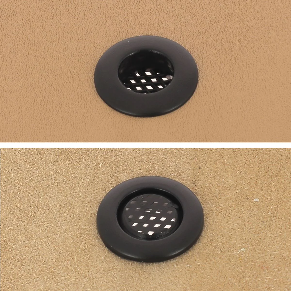Œillet aérateur à clipser - Plastique NOIR - Diamètre 11mm - Image 2