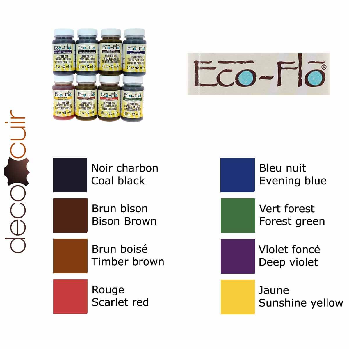 Lot de 8 teintures opaques base aqueuse - Eco-Flo #05 - Image 2