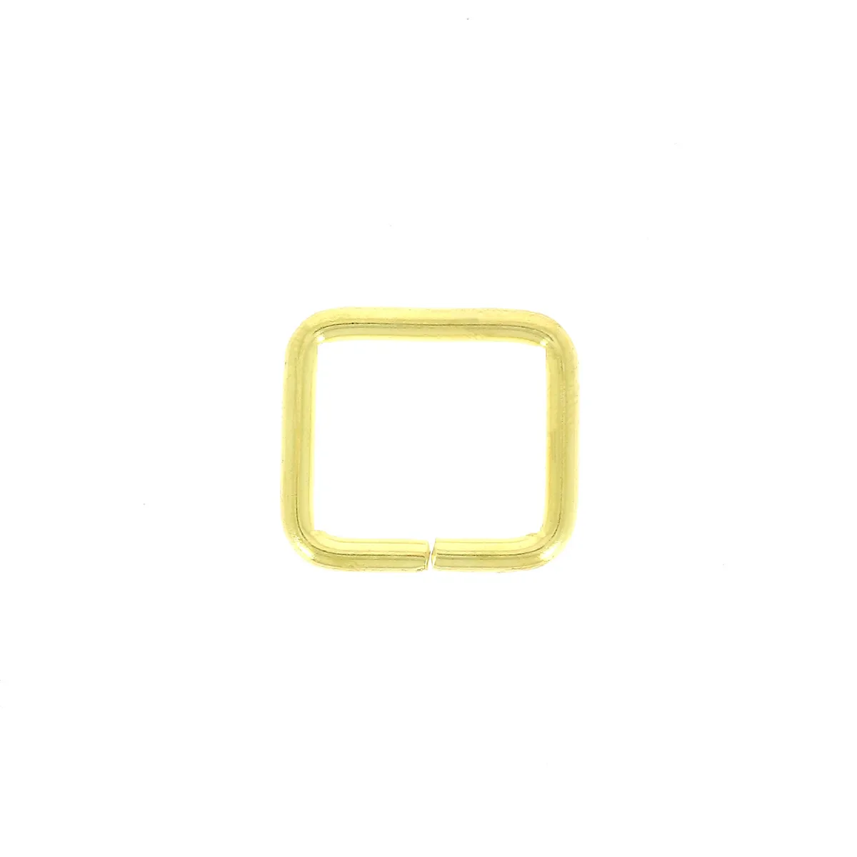 Passant rectangulaire - LAITON - Fil épais