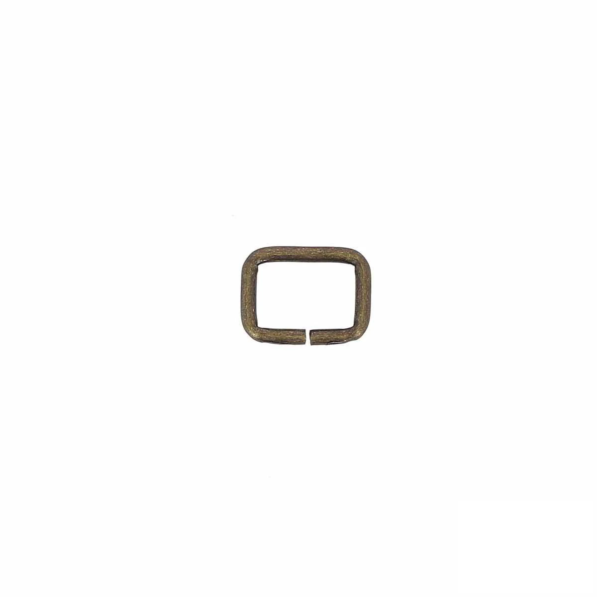 Passant rectangulaire - LAITON VIEILLI - Fil fin - Image 3