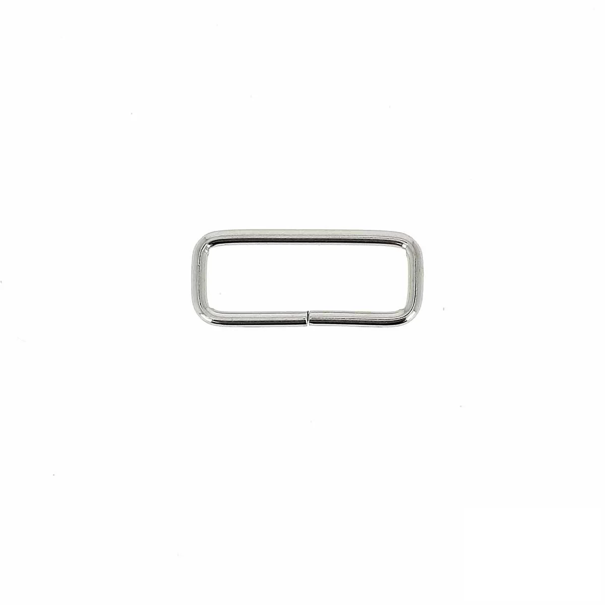 Passant rectangulaire - NICKELÉ - Fil fin - Image 4