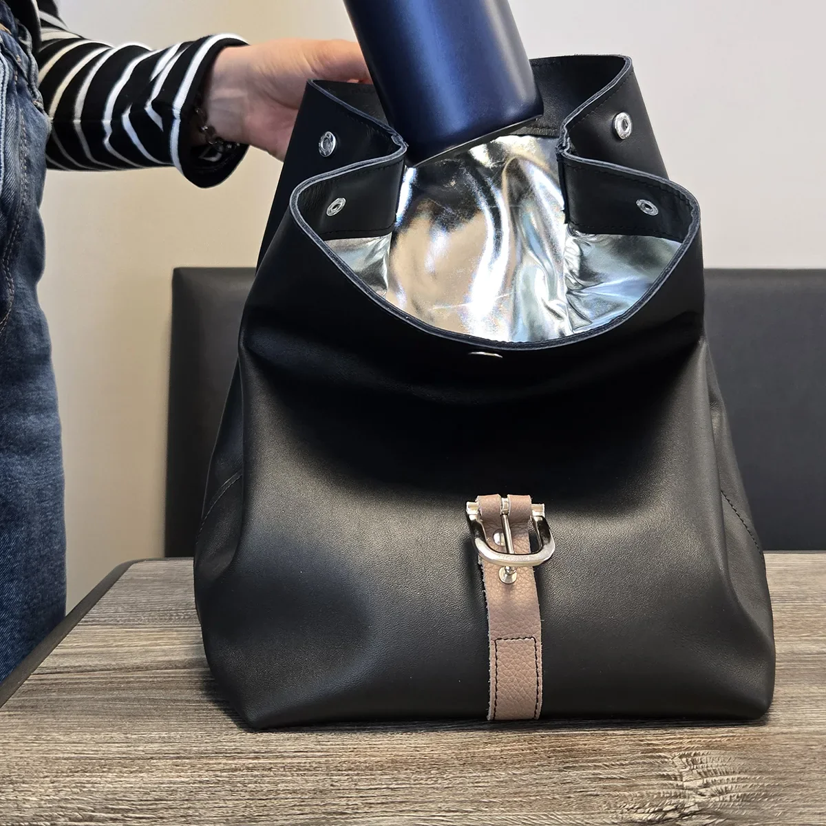 Patron Lunch bag en cuir à coudre à la machine - Deco Cuir - Image 6